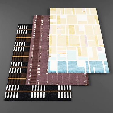 3D Modern Rugs Collection 3D model image 1 