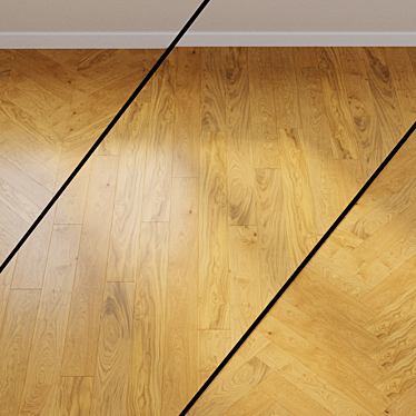 HARO PARQUET 4000 - Oak Markant Plank 3D model image 1 