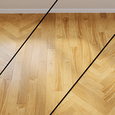 HARO Oak Markant Parquet 1-strip 3D model image 1 