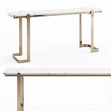 Sleek Pablo Console Table: Modern Design 3D model image 1 