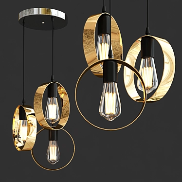 Nordic Light Pendant Lamp 3D model image 1 