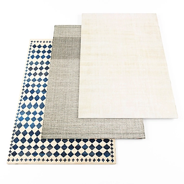 High-Resolution Rugs Set 3D model image 1 