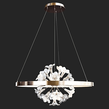 Elegant Clayton Chandelier - Stunning Lighting Fixture 3D model image 1 