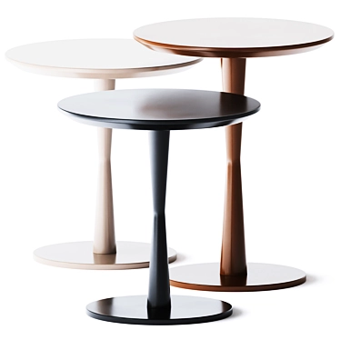 Poliform Flute Tables: Modern Elegance 3D model image 1 