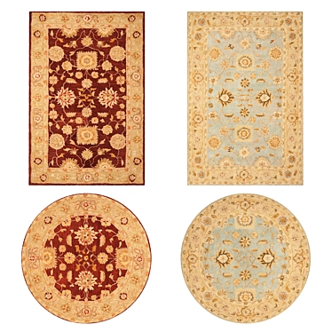 Versatile Rug Set for Stunning Renders 3D model image 1 