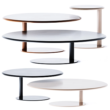 Elegant Oto Mini Coffee Table 3D model image 1 