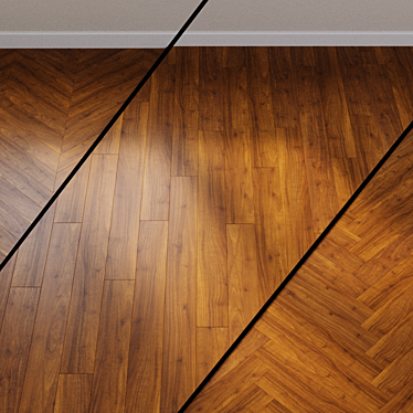 HARO TRITTY 100 Gran Via Laminate Flooring: Afromosia Brushed 3D model image 1 