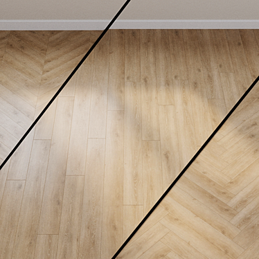 HARO Gran Via 4V Laminate Floor - Veneto Oak Cream 3D model image 1 