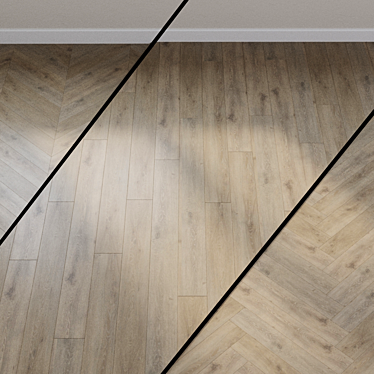 HARO TRITTY 200 Aqua Gran Via Laminate - Venetian Oak Mocca 3D model image 1 