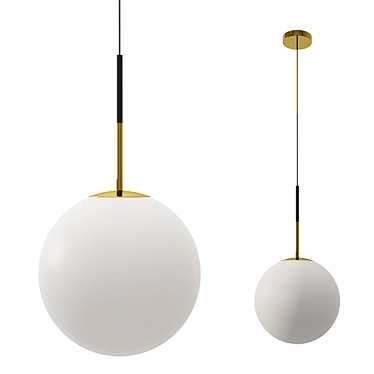 Jugen Suspension Light  Sleek and Modern 3D model image 1 