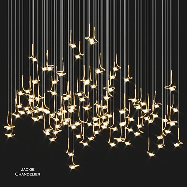 Elegant Catellani & Smith Chandelier 3D model image 1 