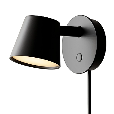 Sleek Tip Wall Lamp 3D model image 1 