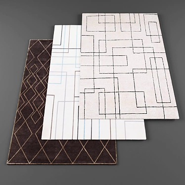 High Resolution Rugs Set 3D model image 1 