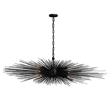 Kelly Wearstler Linear Strada Chandelier 3D model image 1 