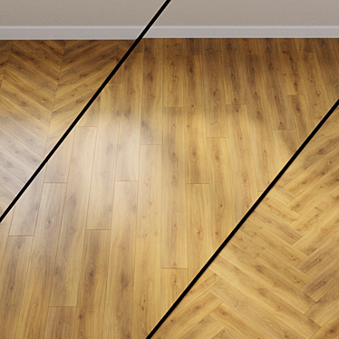 HARO Laminate Floor TRITTY 100: Gran Via 4V Honey Emilia Oak 3D model image 1 