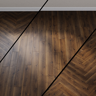 Smoked Contura Oak Laminate: Haro Tritty 100 Gran Via 3D model image 1 