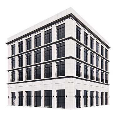 Modular Multi-Level Office Building 3D model image 1 