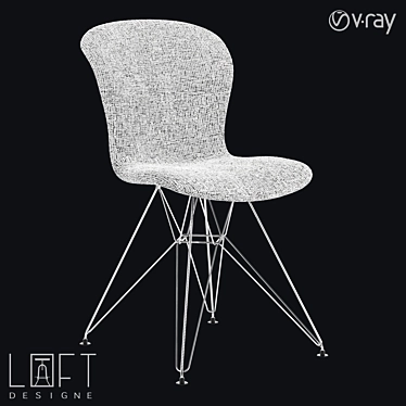 Modern LoftDesign Chair: Model 3626 3D model image 1 