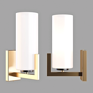 Title: Maytoni Fortano Wall Lamp - Elegant Geometric Design 3D model image 1 