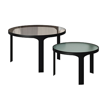 Contemporary Oni Glass Coffee Tables 3D model image 1 