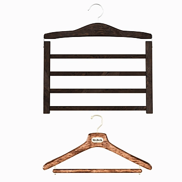 Modern N4 Hangers Set (2-Pack) 3D model image 1 