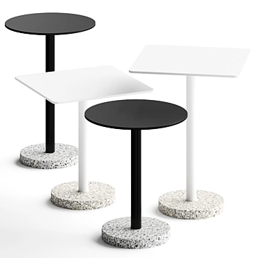 Modern Minimalist Side Tables by Rodolfo Dordoni 3D model image 1 