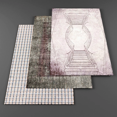 High-Resolution Carpets Bundle 3D model image 1 