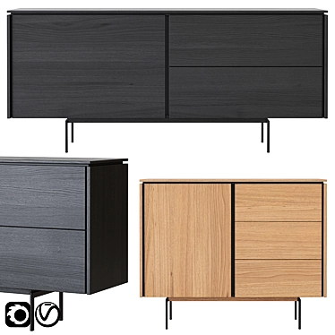 Modern Salu Sideboards by Softrend 3D model image 1 