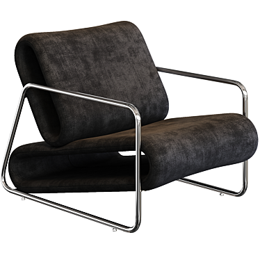 1970 Percival Lafer Prototype Lounge Chair 3D model image 1 