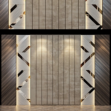 Artistic Wall Panel No.22 3D model image 1 