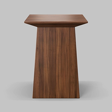 ZARAGOZA Walnut Side Table: MOD Interiors 3D model image 1 