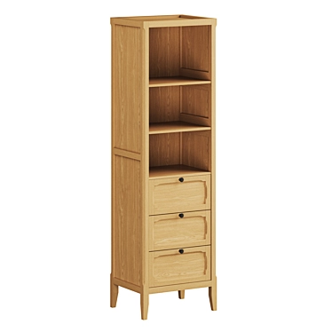 Eugénie Shelving Unit: Stylish Storage Solution 3D model image 1 