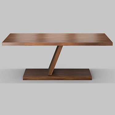 Zaragoza Walnut Dining Table by MOD Interiors 3D model image 1 