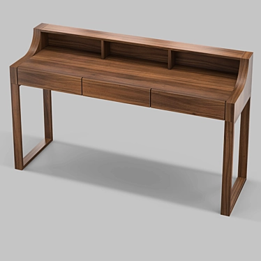 ZARAGOZA Writing Desk: Modern, Sleek Design 3D model image 1 