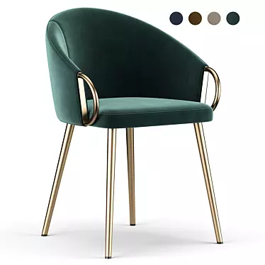 Elegant ErgoChair: Salyer 3D model image 1 