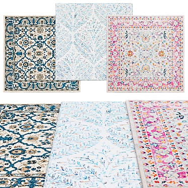 Safavieh Square Rugs | Variety of Sizes 3D model image 1 