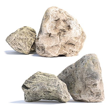 Natural Landscape Stones 3D model image 1 