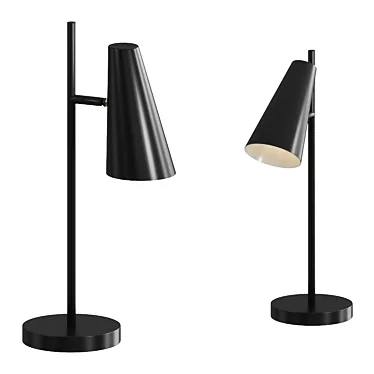 Sleek Cono Table Lamp 3D model image 1 