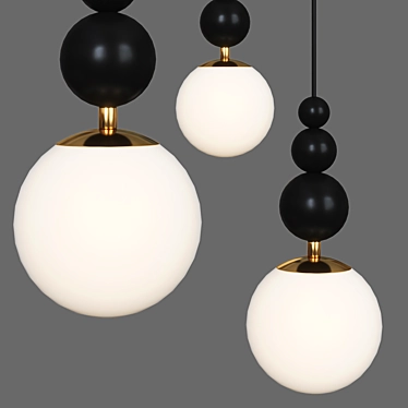 Elegant Seine Suspension - Modern Design 3D model image 1 