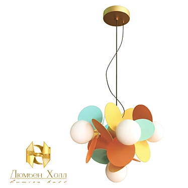 ILMARI LUMIEN HALL - Elegant OM Chandelier 3D model image 1 