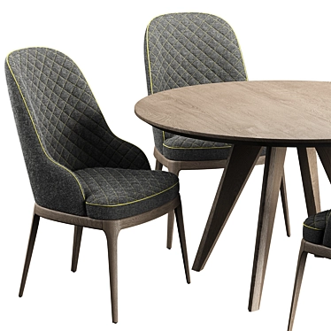 Sfer ROB Table and Chair Set 3D model image 1 