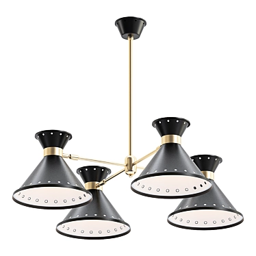 Elegant Illumination: Tom Chandelier 3D model image 1 