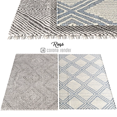 Luxury Carpets: Elegant and Functional 3D model image 1 