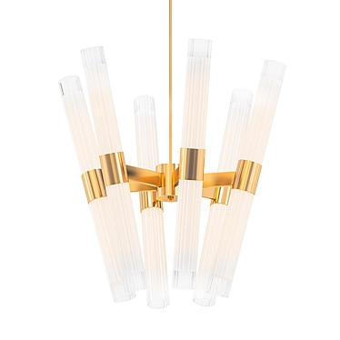 Stunning Dixie Chandelier for Elegant Spaces 3D model image 1 