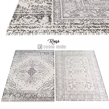 Luxury Home Decor: Stylish Carpets 3D model image 1 