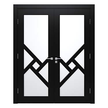 Sleek Modern Door 113 3D model image 1 