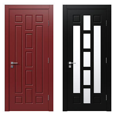 Modern Interior Door 134 | 3D Model 3D model image 1 