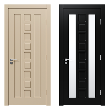 Elegant Interior Door 137 3D model image 1 