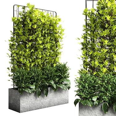 Ivy Partition Wall V-Garden Kit 3D model image 1 