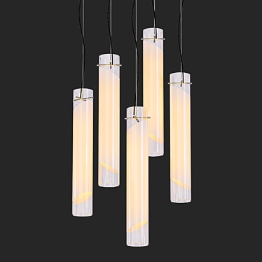 Elegant Glow: LIO Pendants 3D model image 1 